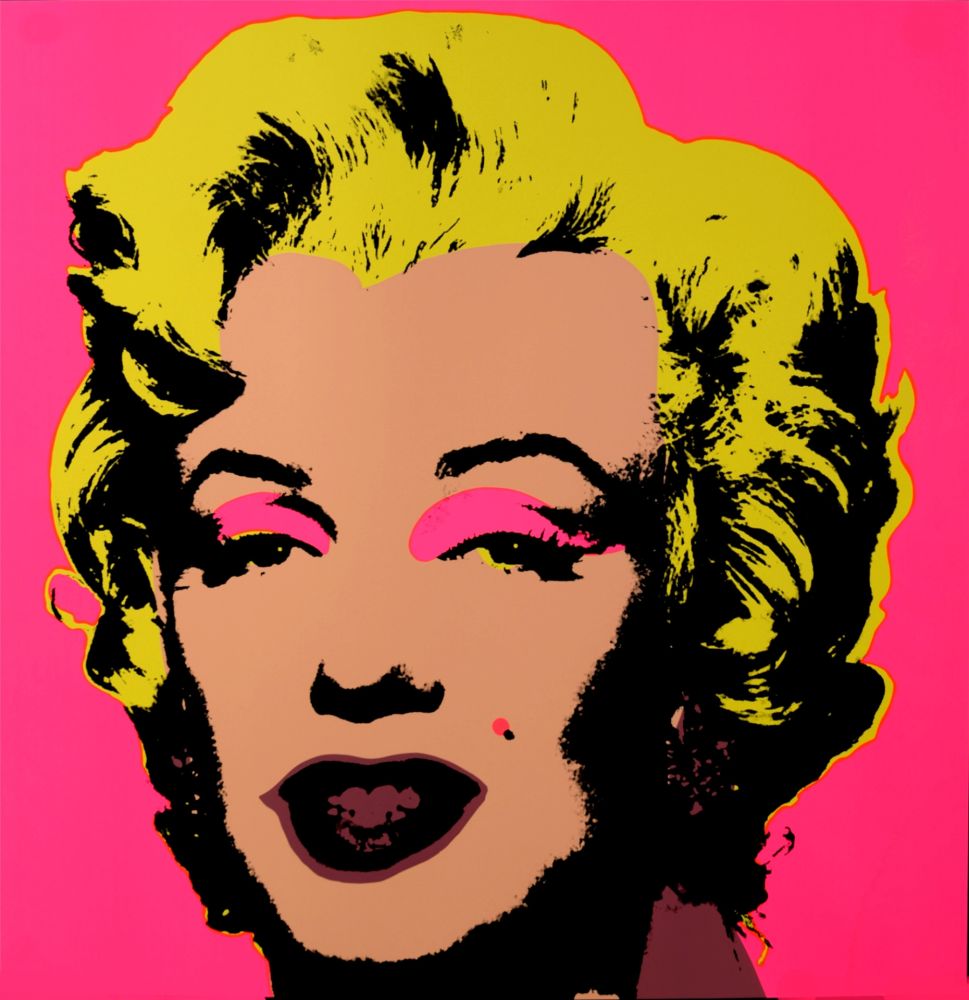 シルクスクリーン Warhol - Marylin (#I), c. 1980 - Very large silkscreen