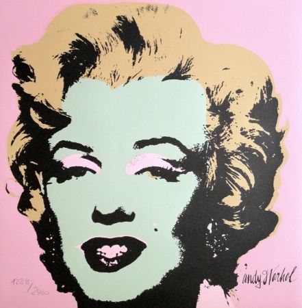 リトグラフ Warhol - Marylin Monroe