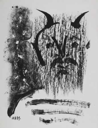 リトグラフ Picasso - Masque de Cendre #3, 1949