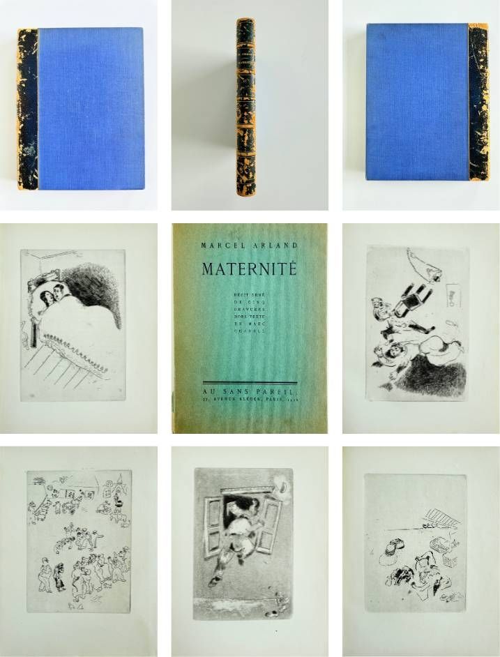 挿絵入り本 Chagall - Maternité
