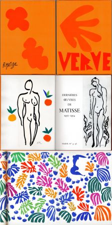 挿絵入り本 Matisse - MATISSE. DERNIÈRES ŒUVRES 1950 - 1954 (VERVE Vol. IX, No. 35-36. 1958)