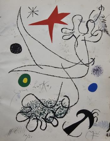 リトグラフ Miró - Mavena
