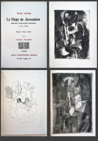挿絵入り本 Picasso - Max Jacob. LE SIÈGE DE JÉRUSALEM. 3 eaux-fortes cubistes de Picasso (1914).