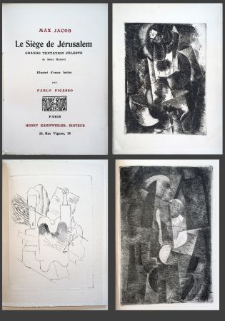 挿絵入り本 Picasso - Max Jacob. LE SIÈGE DE JÉRUSALEM. 3 eaux-fortes cubistes de Picasso (1914)