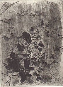 エッチング Chagall - Maxime Teliatnikov, Savetier