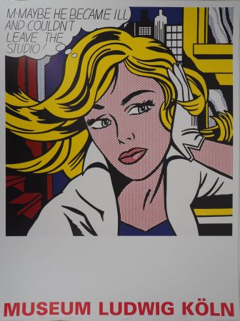 挿絵入り本 Lichtenstein - May Be Girl