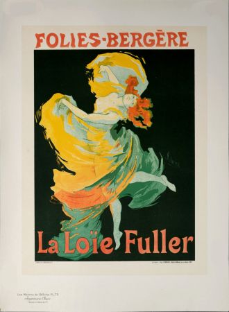 リトグラフ Cheret - Maîtres de l'Affiche : La Loïe Fuller, 1897