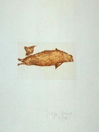 エッチングと　アクチアント Beuys - Meerengel Robbe III
