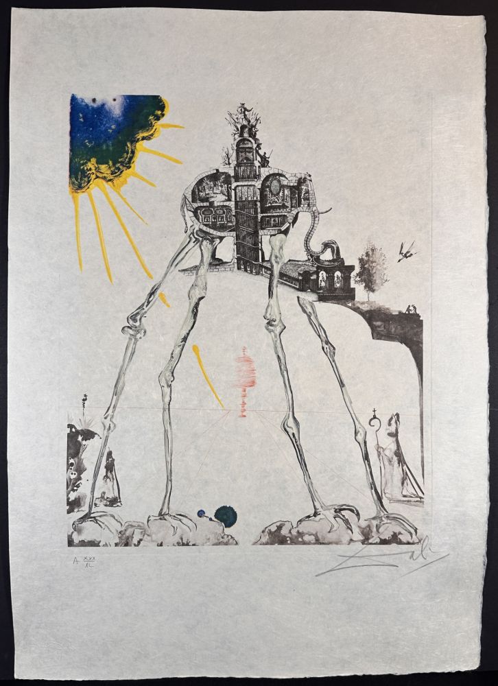 彫版 Dali - Memories of Surrealism Space Elephant