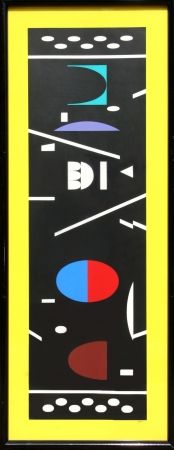 シルクスクリーン Agam - Menorah Series 4