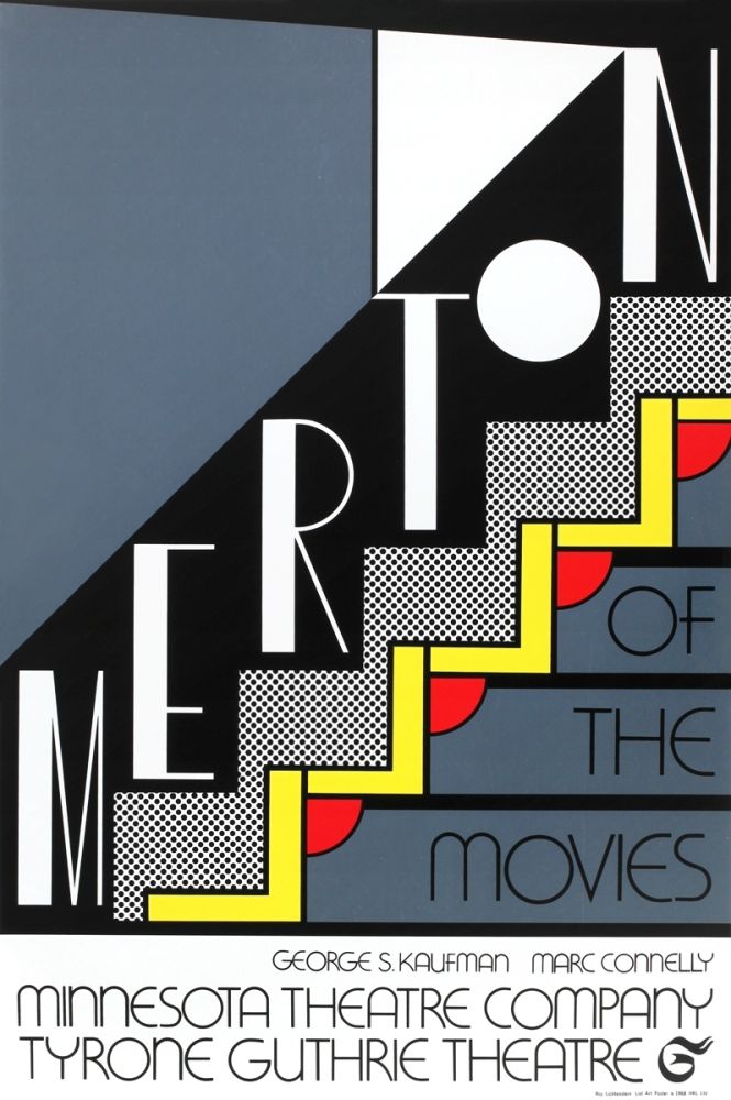 シルクスクリーン Lichtenstein - Merton of the Movies
