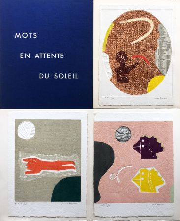 カーボランダム Papart - Michel Bohot : MOTS EN ATTENTE DU SOLEIL (1977).