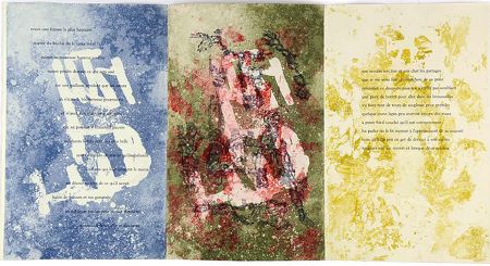挿絵入り本 Bryen - Michel Butor. QUERELLE DES ÉTATS. 5 triptyques gravés en couleur (1973)
