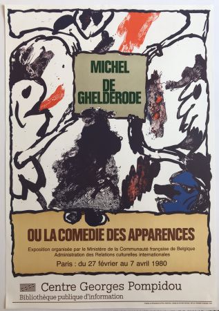 掲示 Alechinsky - Michel de Gherolde / Centre Pompidou