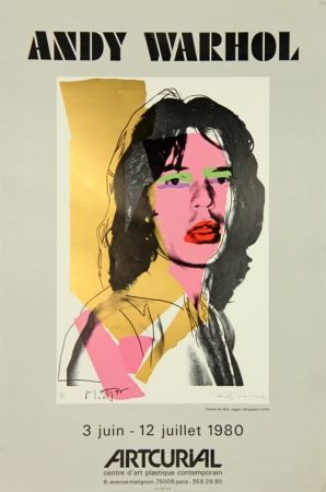 シルクスクリーン Warhol - Mick Jagger  