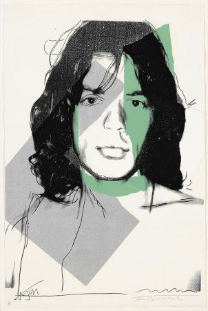 シルクスクリーン Warhol - Mick Jagger #138