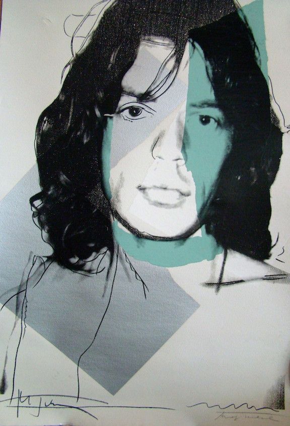 シルクスクリーン Warhol - Mick Jagger 138 by Andy Warhol