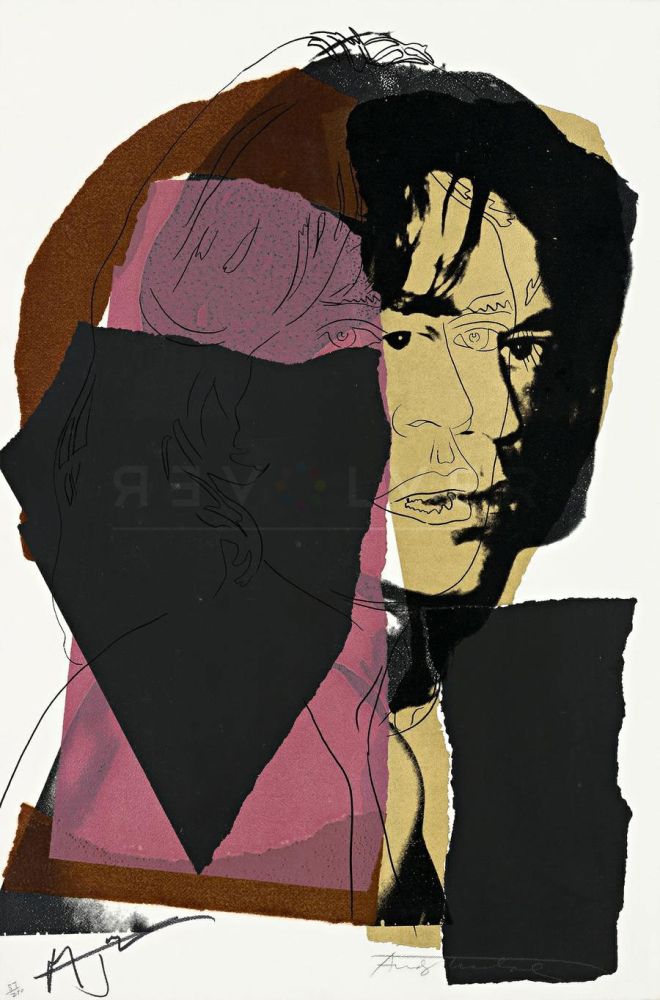 シルクスクリーン Warhol - Mick Jagger 139 by Andy Warhol