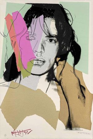 シルクスクリーン Warhol - Mick Jagger #140