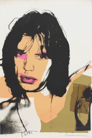 シルクスクリーン Warhol - Mick Jagger 141 by Andy Warhol