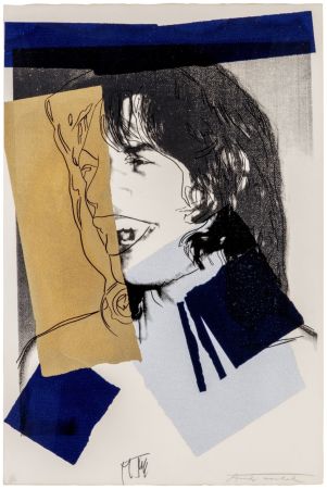 シルクスクリーン Warhol - Mick Jagger #142