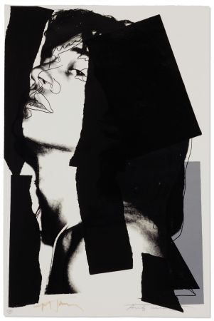 シルクスクリーン Warhol - Mick Jagger #144