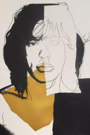 シルクスクリーン Warhol - Mick Jagger #146