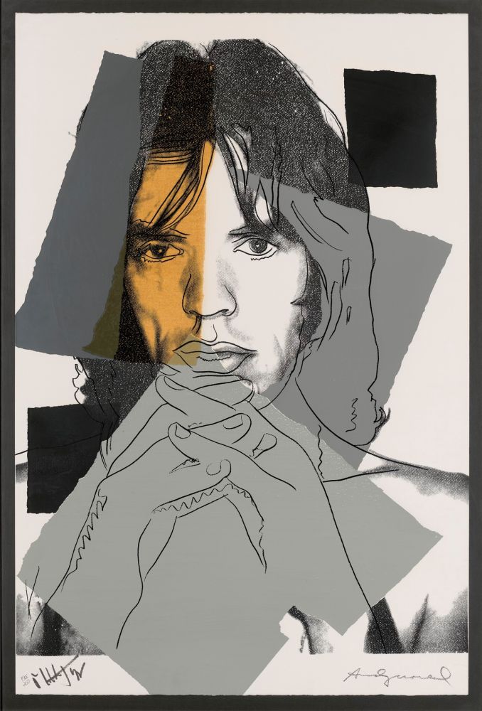 シルクスクリーン Warhol - Mick Jagger #147