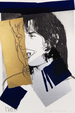 シルクスクリーン Warhol - Mick Jagger (FS 142)