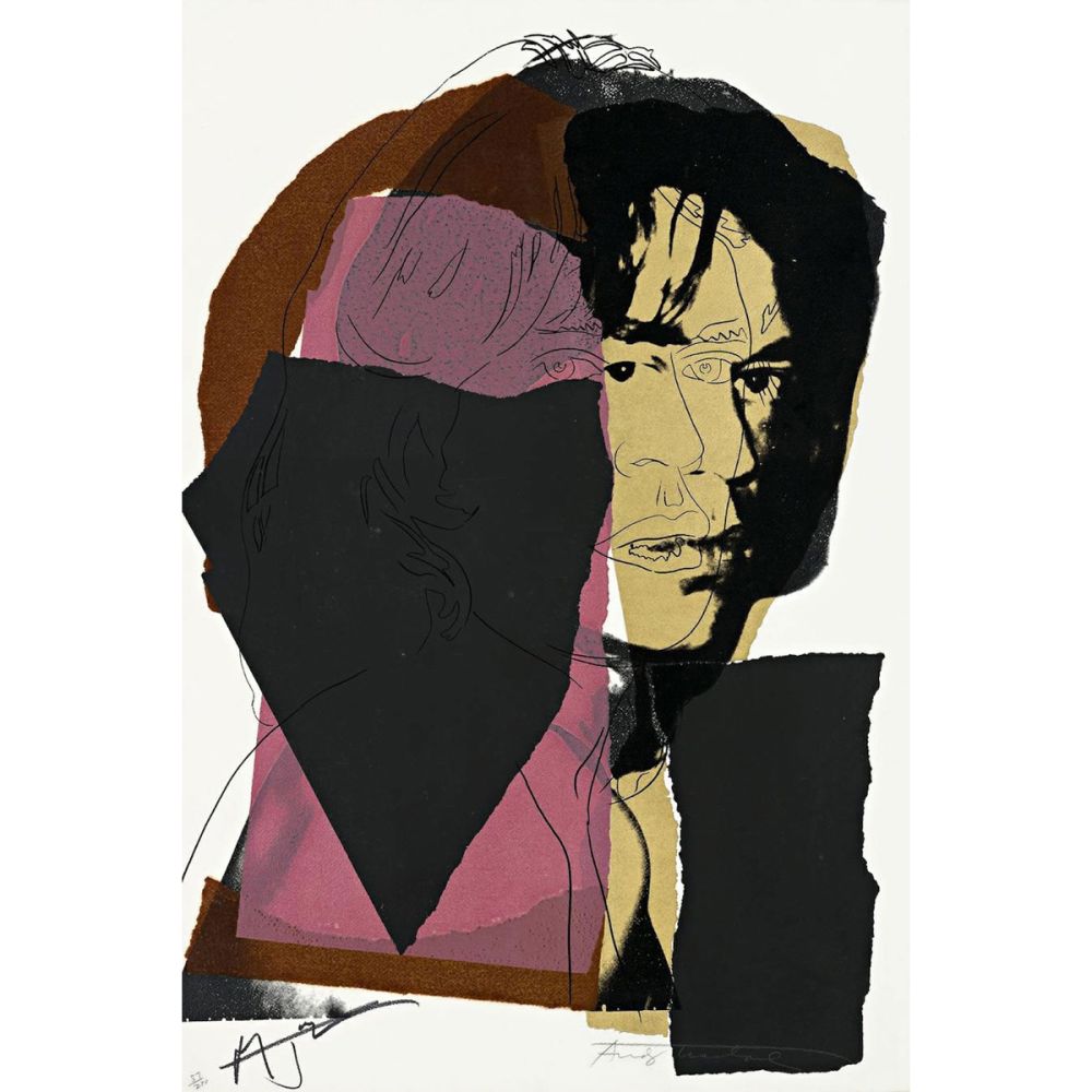 シルクスクリーン Warhol - Mick Jagger (FS II.139)
