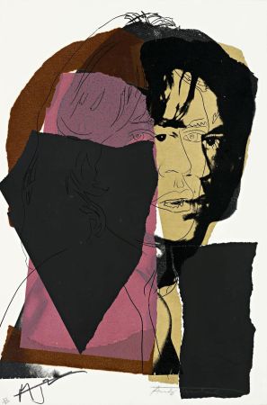 シルクスクリーン Warhol - Mick Jagger (FS II.139)