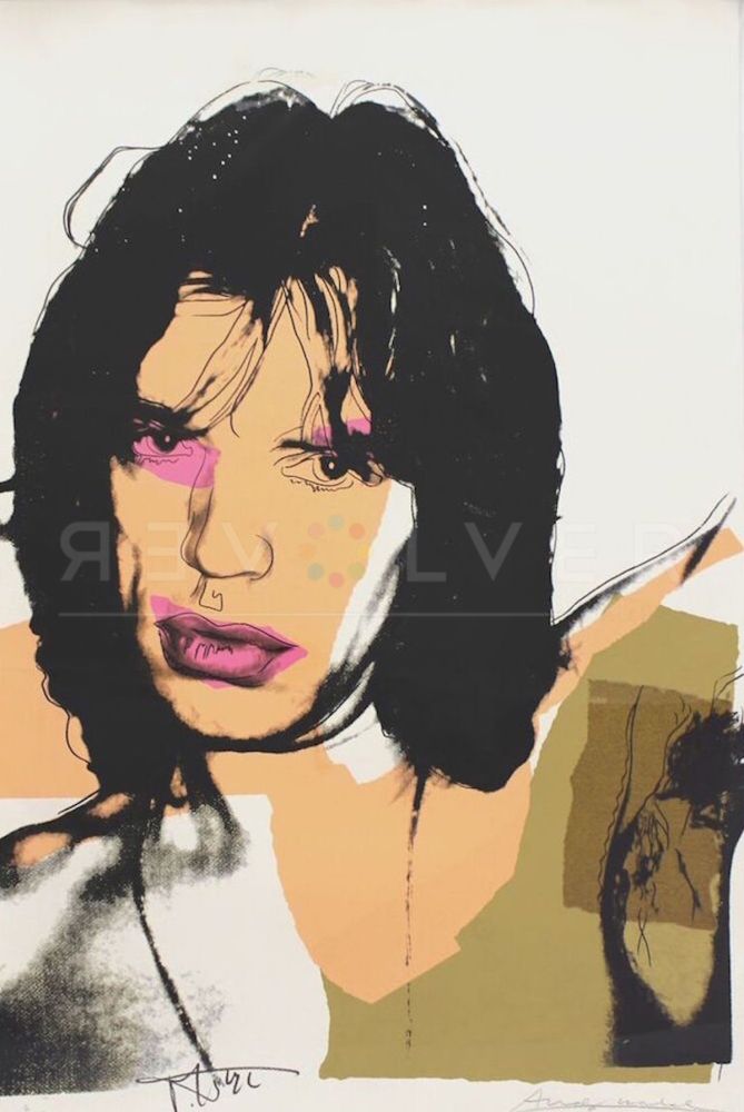 シルクスクリーン Warhol - Mick Jagger (FS II.141) 