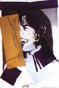 シルクスクリーン Warhol - Mick Jagger FS II.142