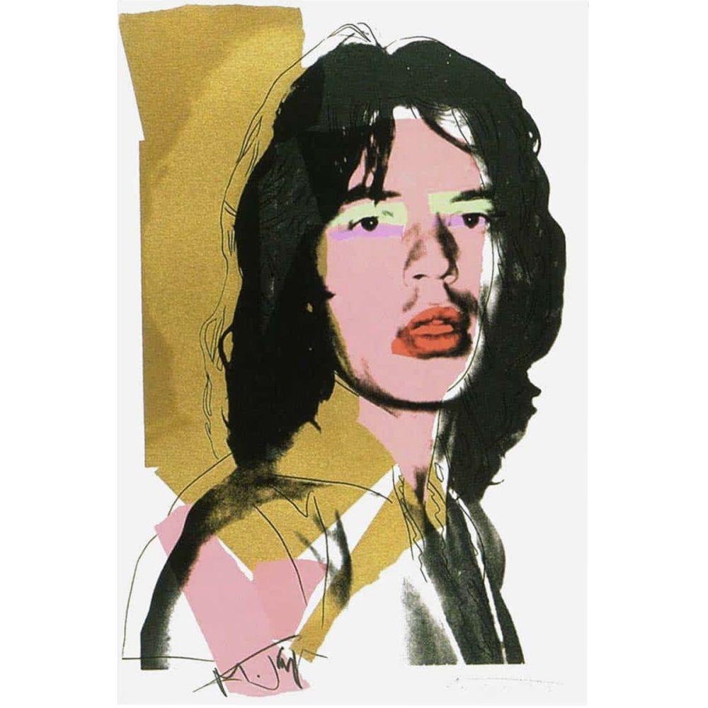 シルクスクリーン Warhol - Mick Jagger (FS II.143) 