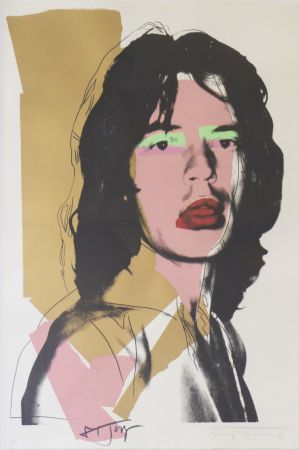 シルクスクリーン Warhol - Mick Jagger (FS II.143) 