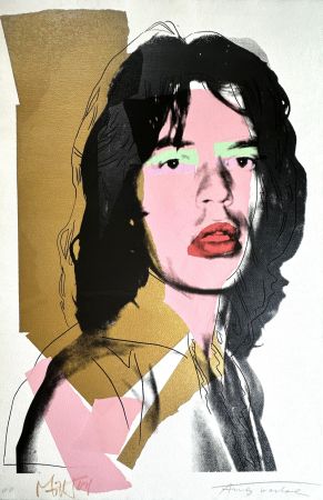 シルクスクリーン Warhol - Mick Jagger (FS II.143) 