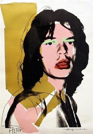 シルクスクリーン Warhol - Mick Jagger (FS II.143)