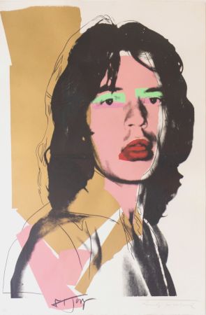 シルクスクリーン Warhol - Mick Jagger (FS II.143) 