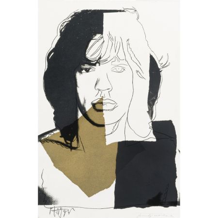 シルクスクリーン Warhol - Mick Jagger (FS II.146)