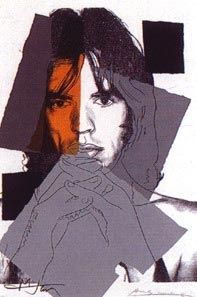 シルクスクリーン Warhol - Mick Jagger II.147