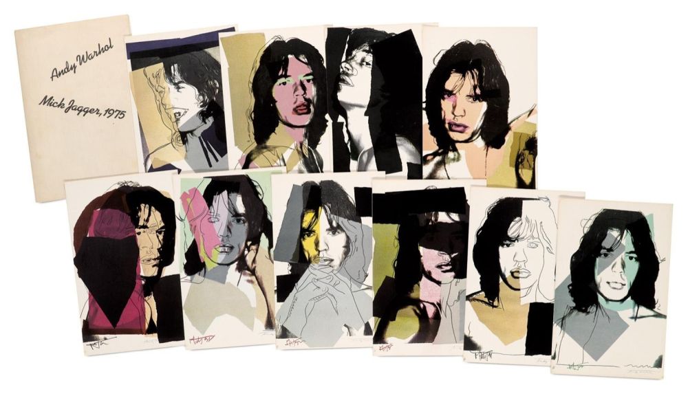 リトグラフ Warhol - Mick Jagger Portfolio