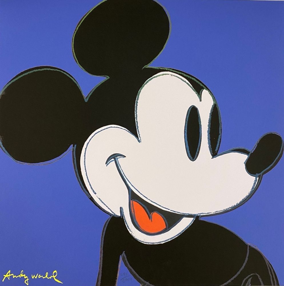 オフセット Warhol - Mickey Mouse (Blue)