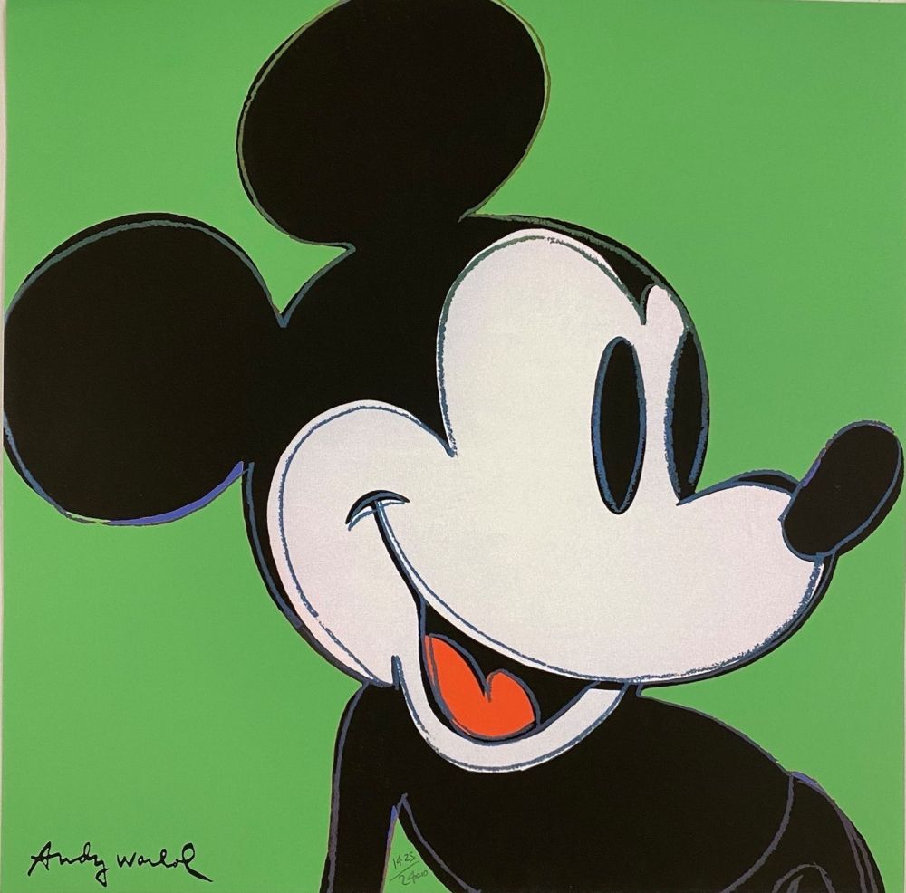 オフセット Warhol - Mickey Mouse (Green)