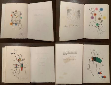 挿絵入り本 Miró - Miranda et La Spirale