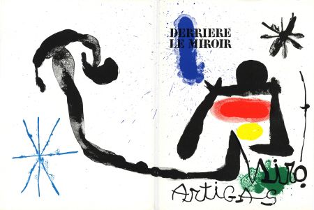 挿絵入り本 Miró - MIRO - ARTIGAS, Terres de grand feu. Derrière le Miroir n° 139-140. Juin-Juillet 1963.