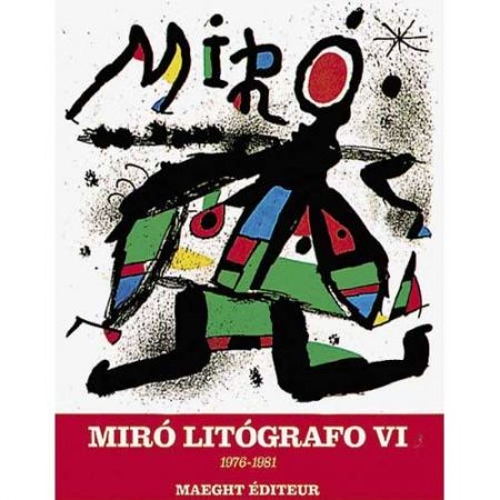 挿絵入り本 Miró - MIRO LITHOGRAPH VI