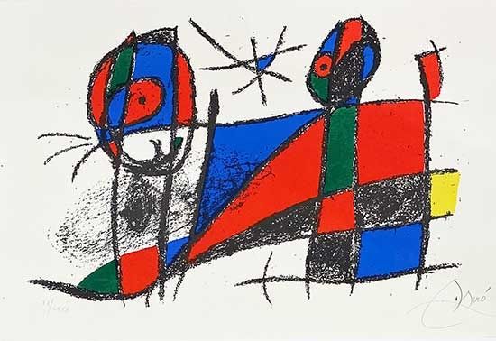 リトグラフ Miró - Miro lithographe