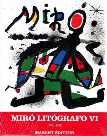 挿絵入り本 Miró - MIRO LITHOGRAPHE VI 