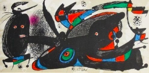 リトグラフ Miró - Miro sculpteur Angleterre