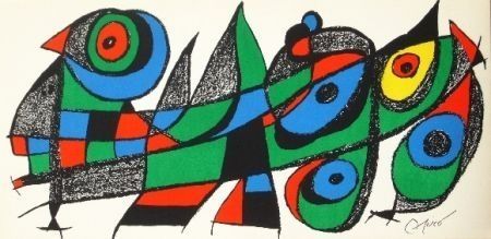 リトグラフ Miró - Miro sculpteur, Japon